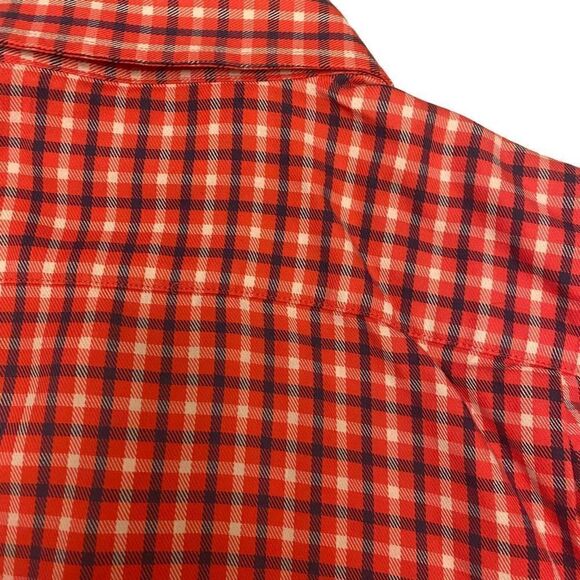 Southern Tide Red, White, Gray Plaid Long Sleeve Button Down Shirt Sz M - Picture 9 of 13